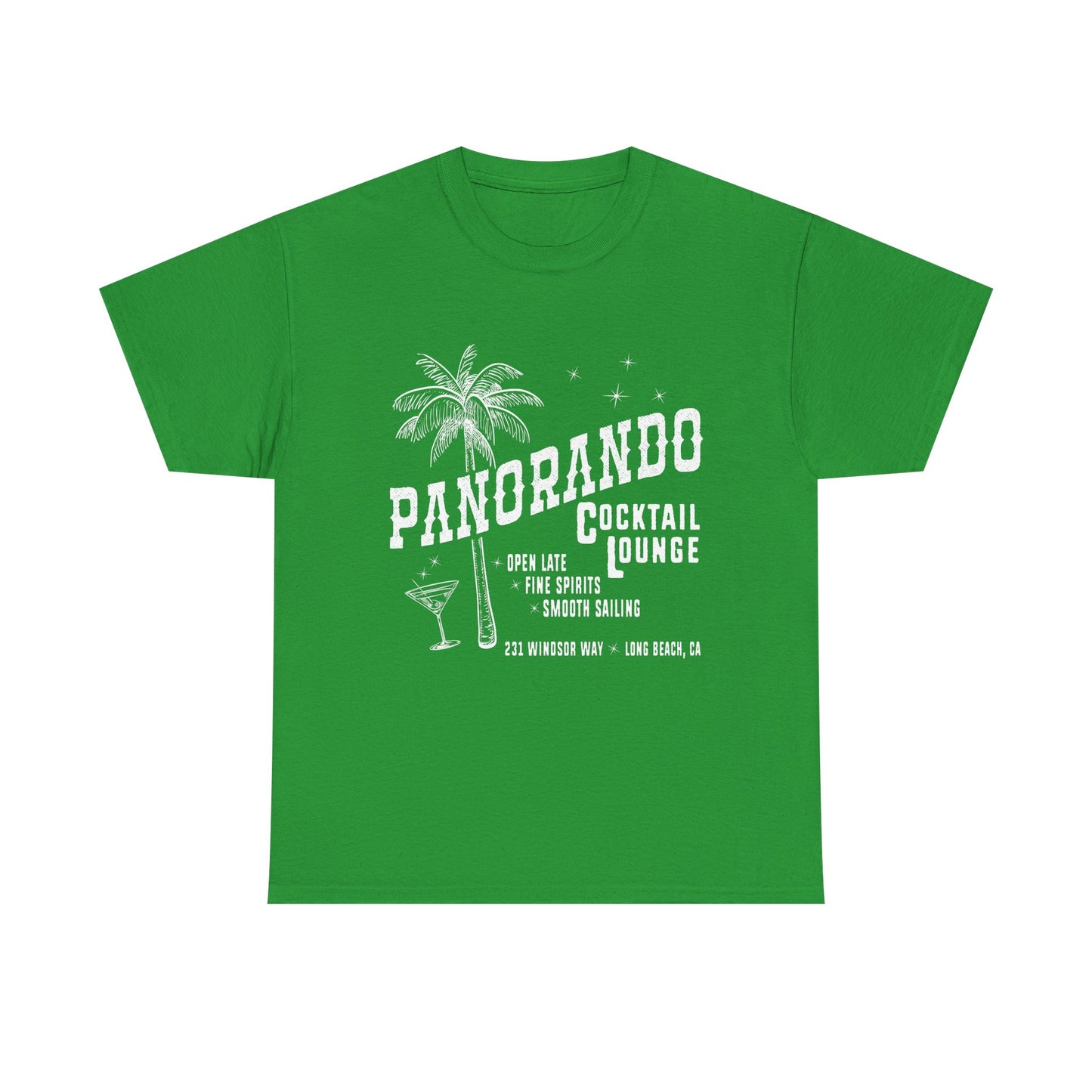 Panorando Cocktail Lounge Tee Unisex Heavy Cotton Shirt