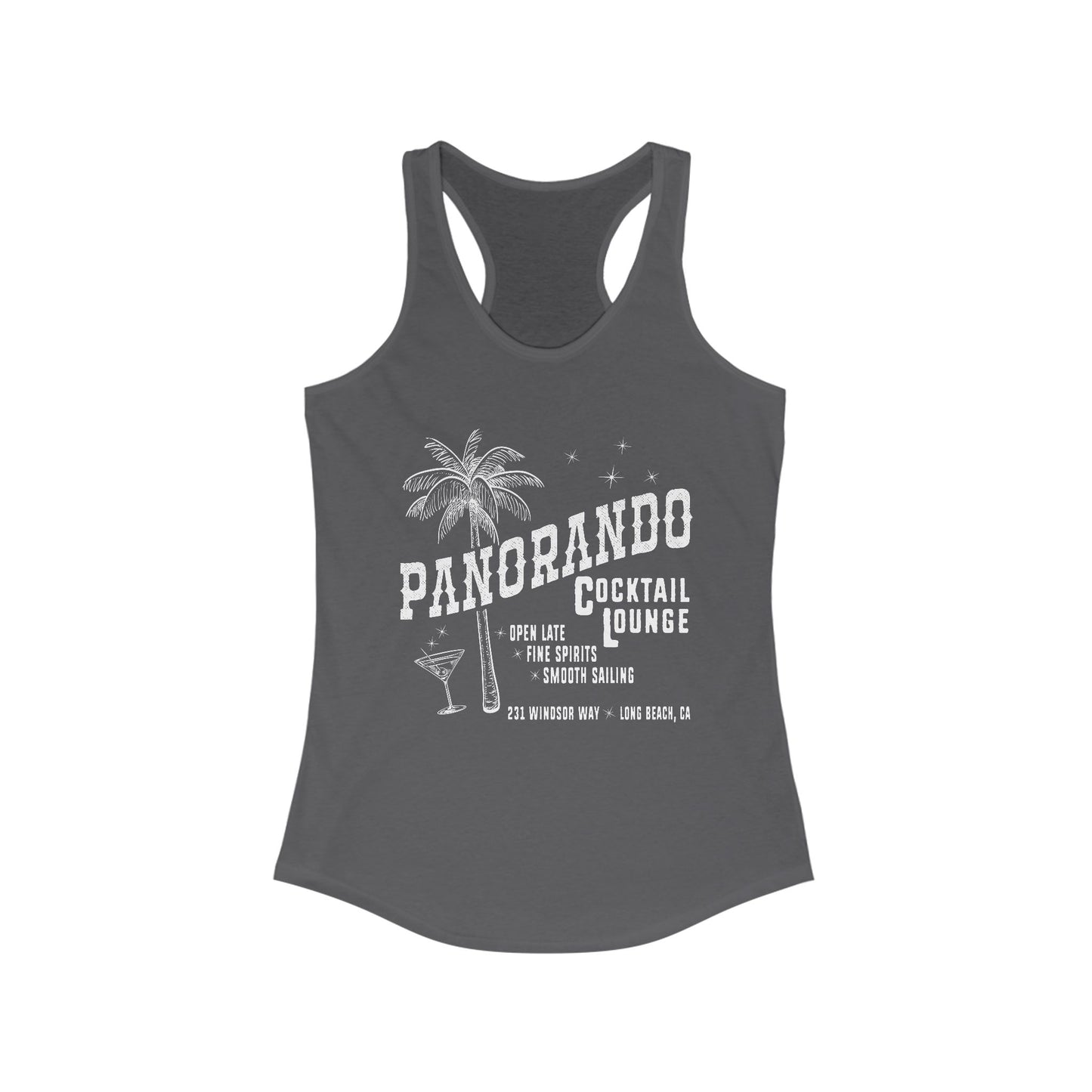 Panorando Cocktail Lounge Women's Racerback Top