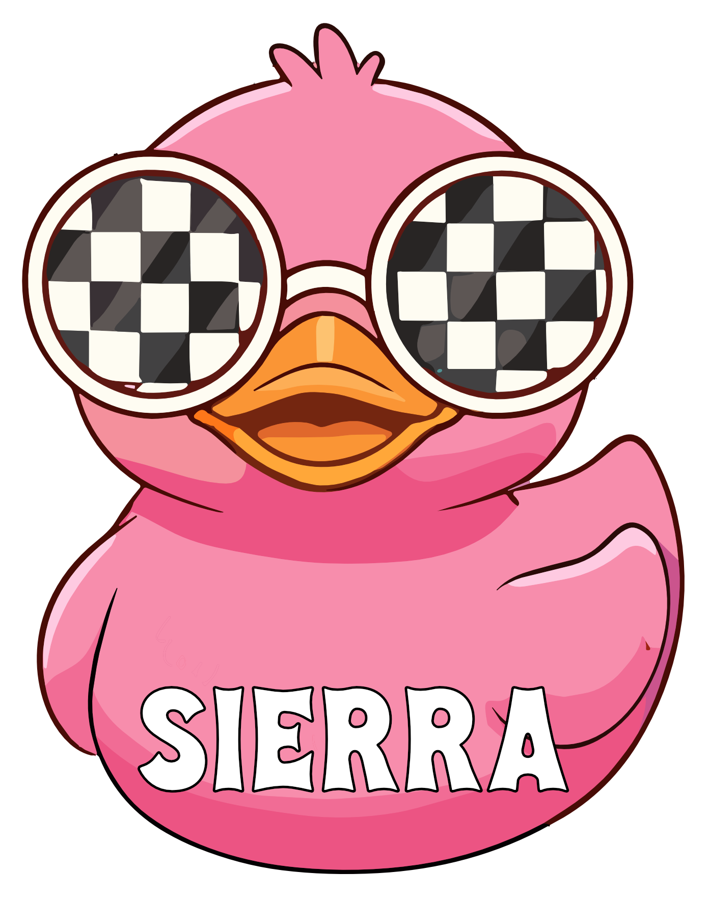 Cute Sunglass Rubber Duck Cruise Magnets