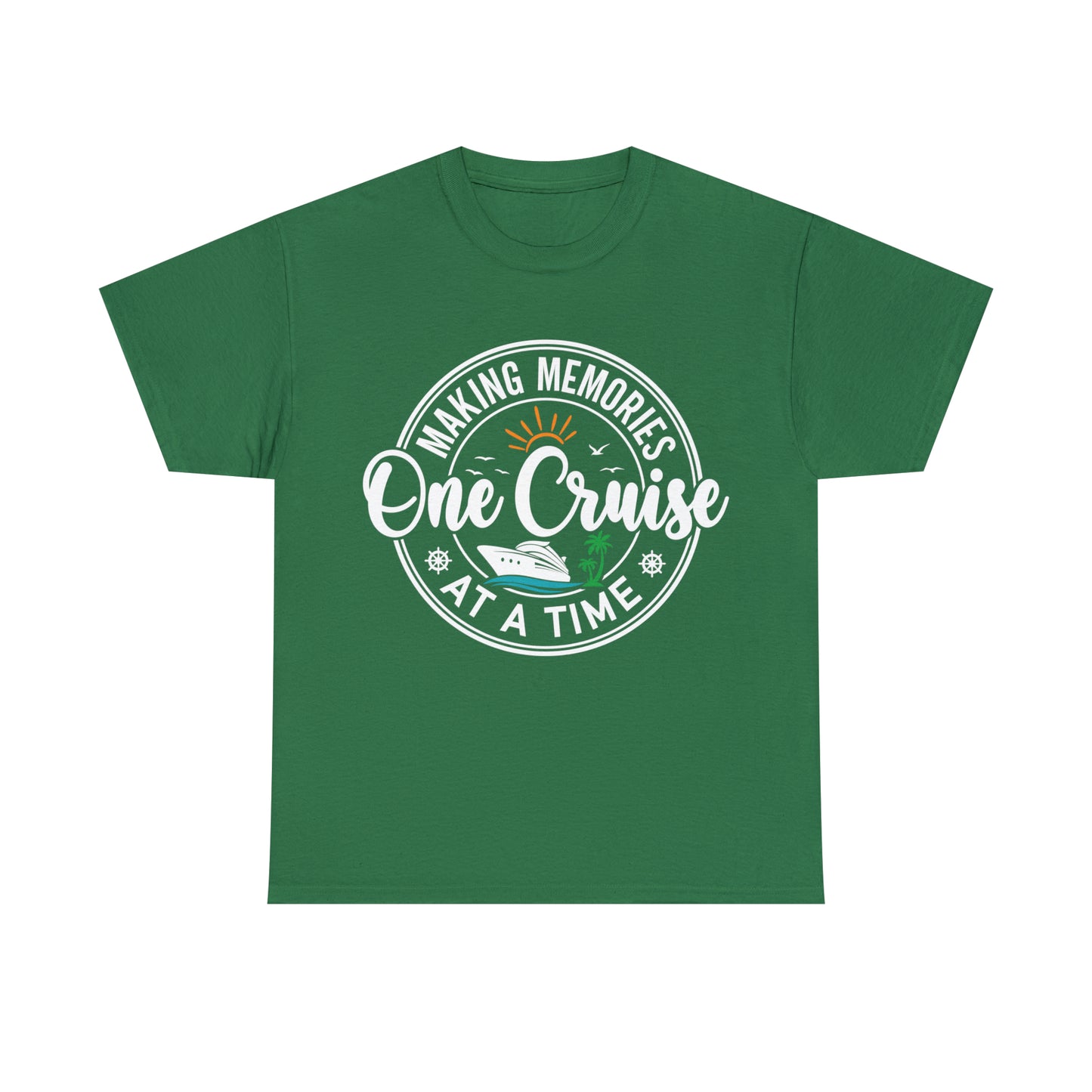 Making Memories Once Cruise At A Time Unisex Heavy Cotton Tee