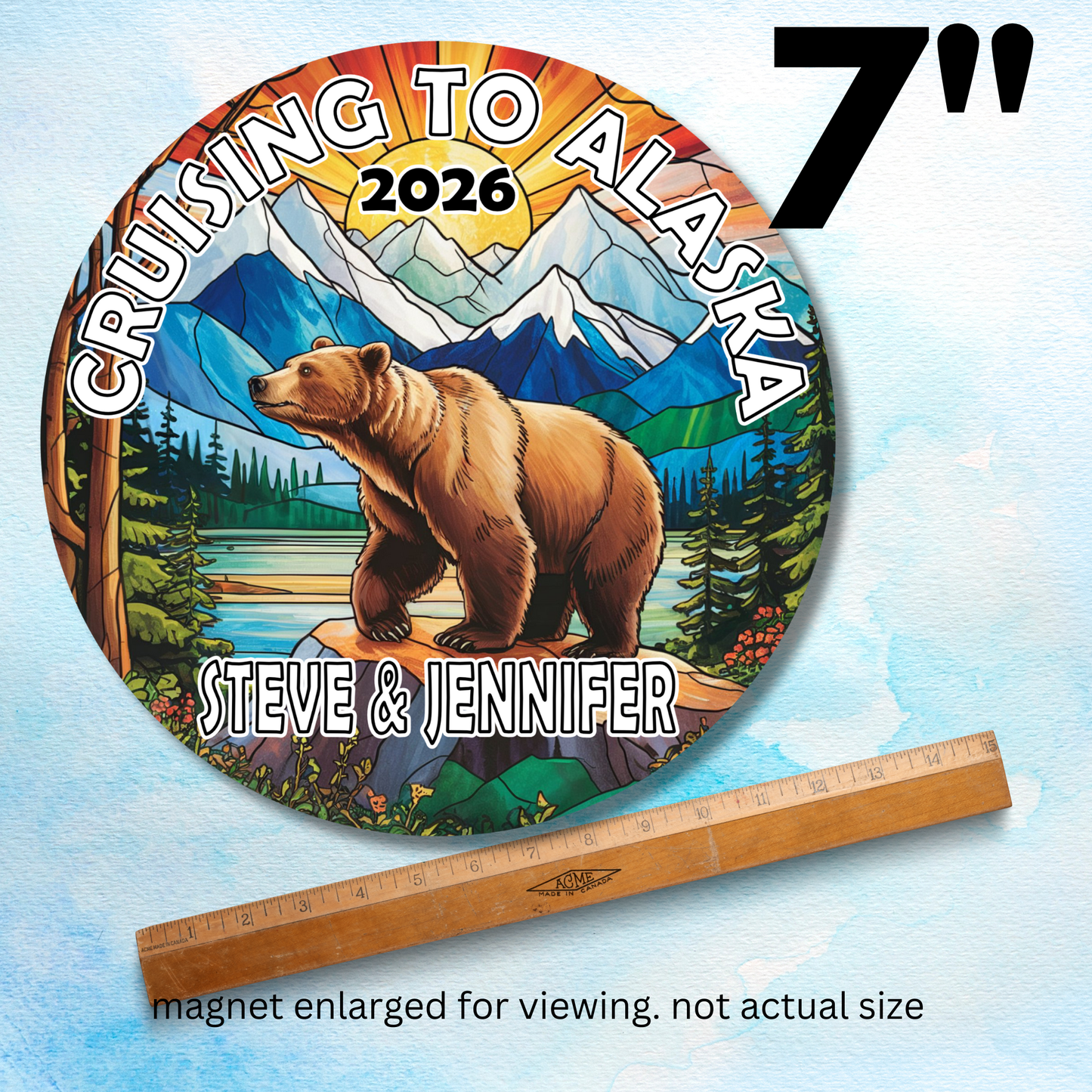 Cruising to Alaska Magnet
