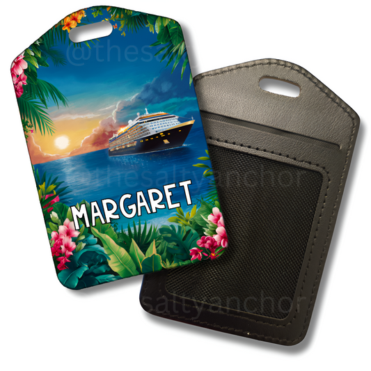 Color Me Tropics Luggage Tag