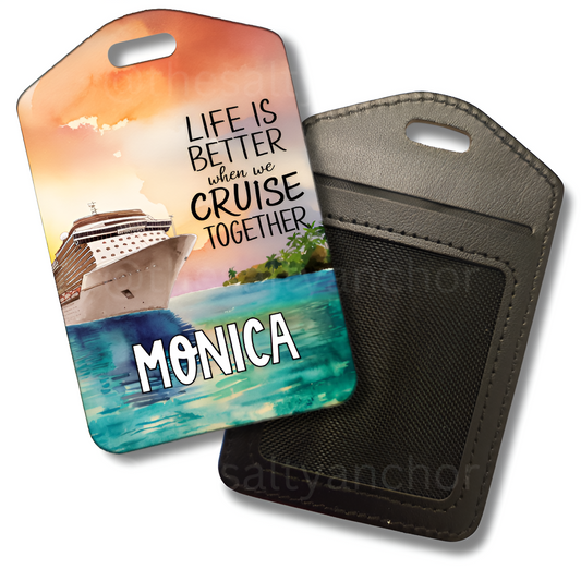 Cruise Together Luggage Tag