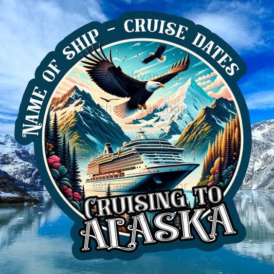 Cruising To Alaska Magnet