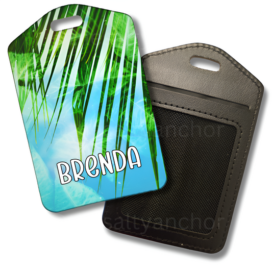 Palms Luggage Tag