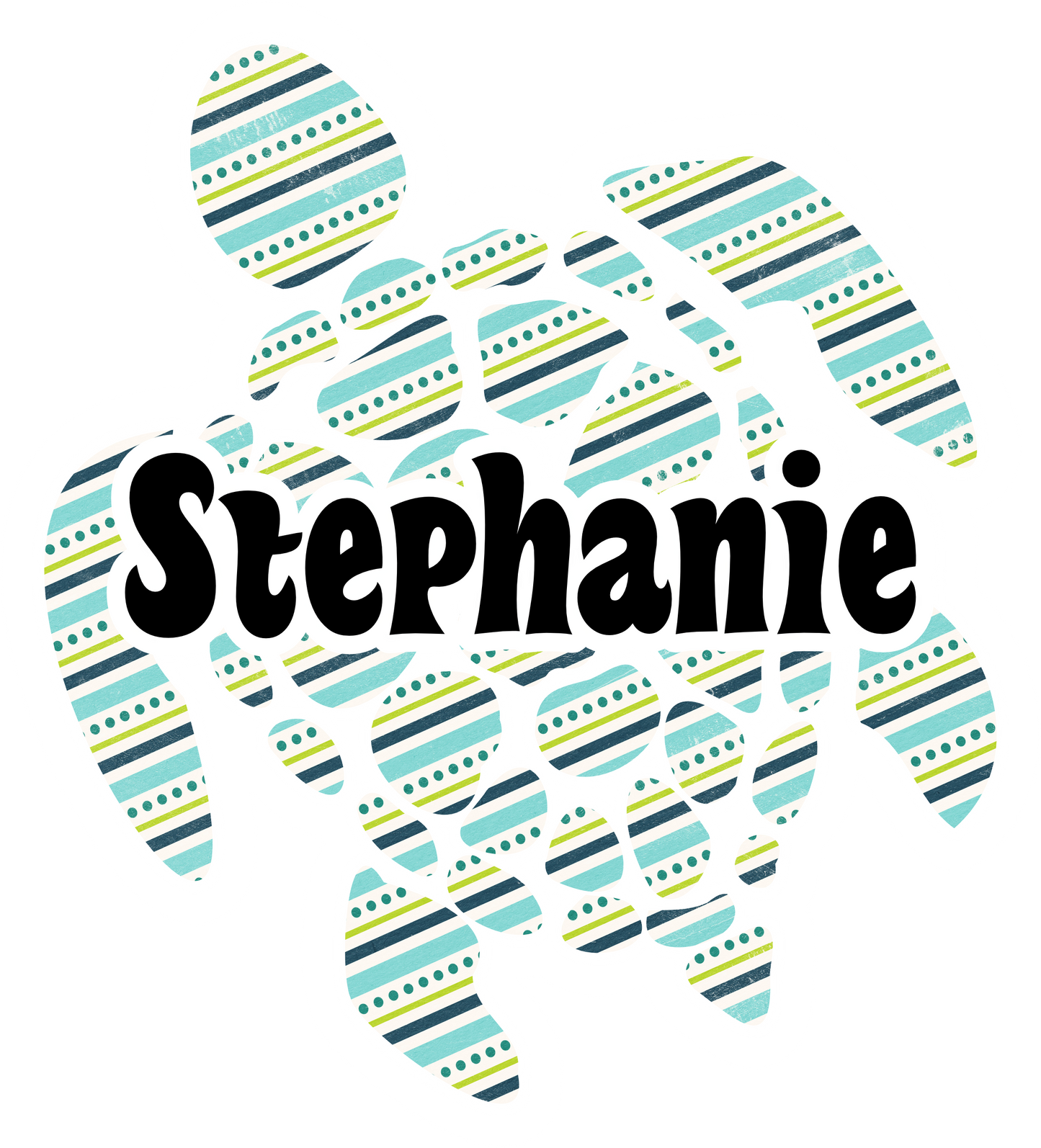 Colorful Personalized Turtle Cruise Door Magnet