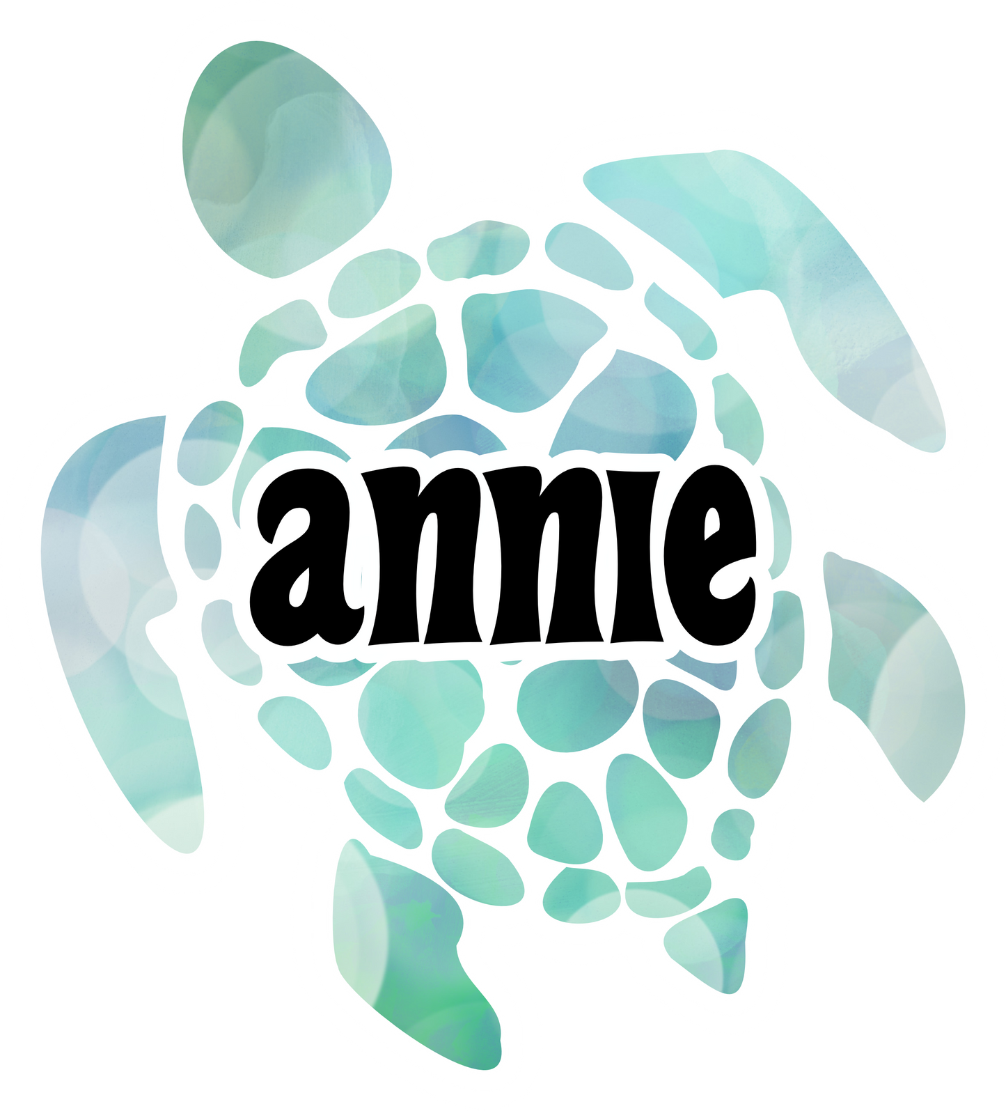 Colorful Personalized Turtle Cruise Door Magnet
