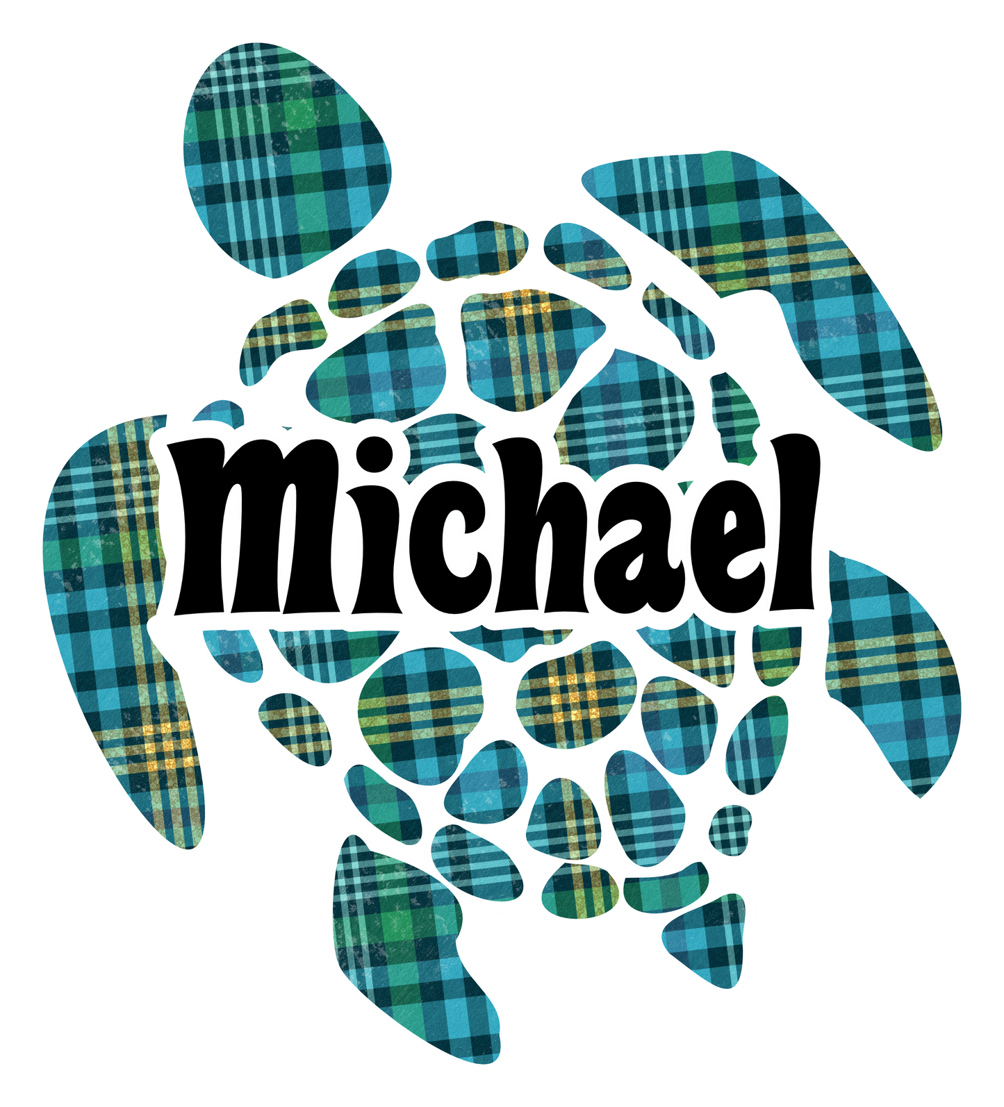 Colorful Personalized Turtle Cruise Door Magnet