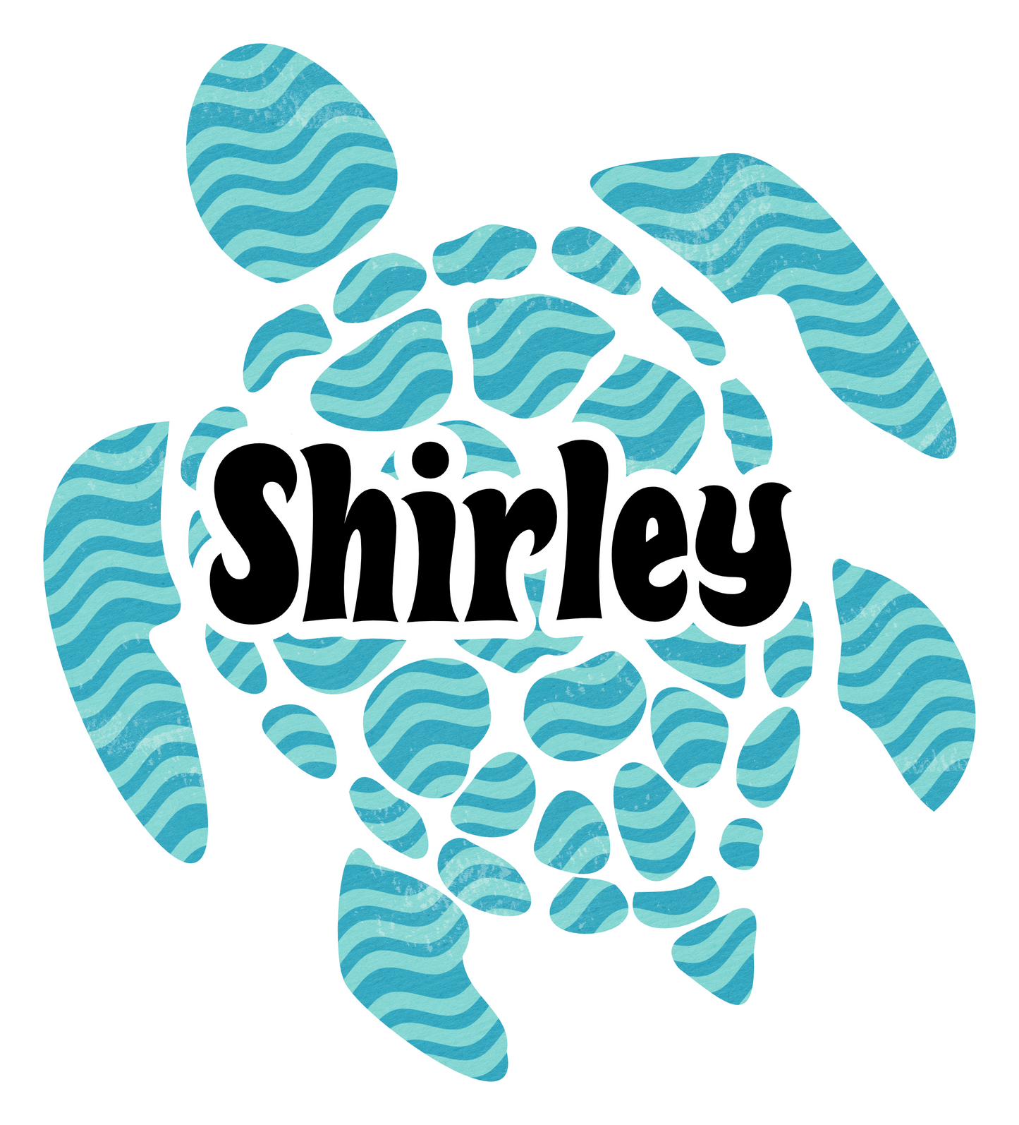Colorful Personalized Turtle Cruise Door Magnet