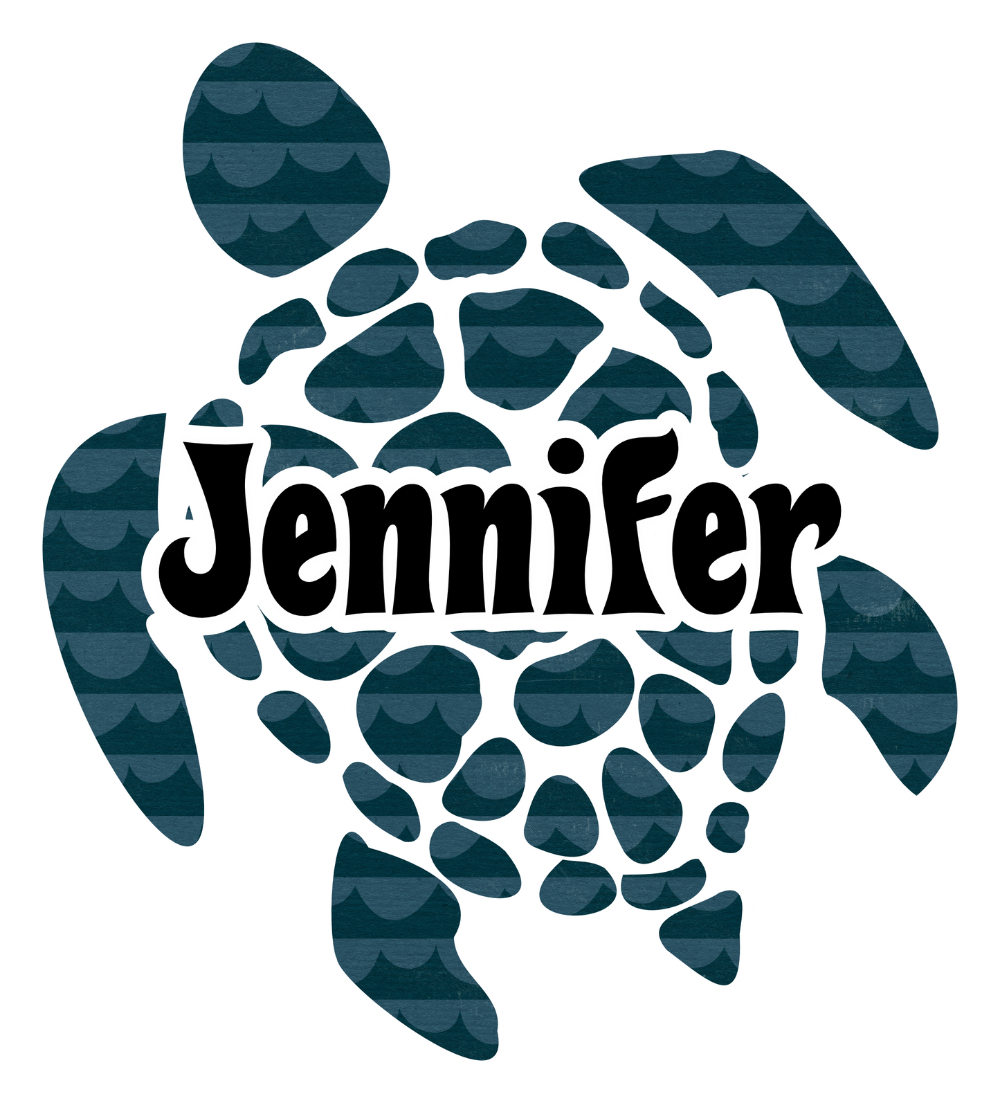 Colorful Personalized Turtle Cruise Door Magnet