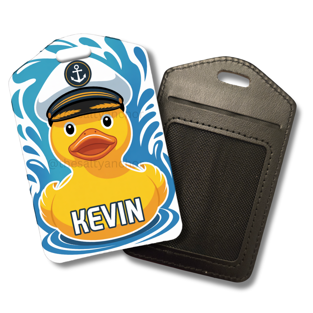Captain Duck Luggage Tag