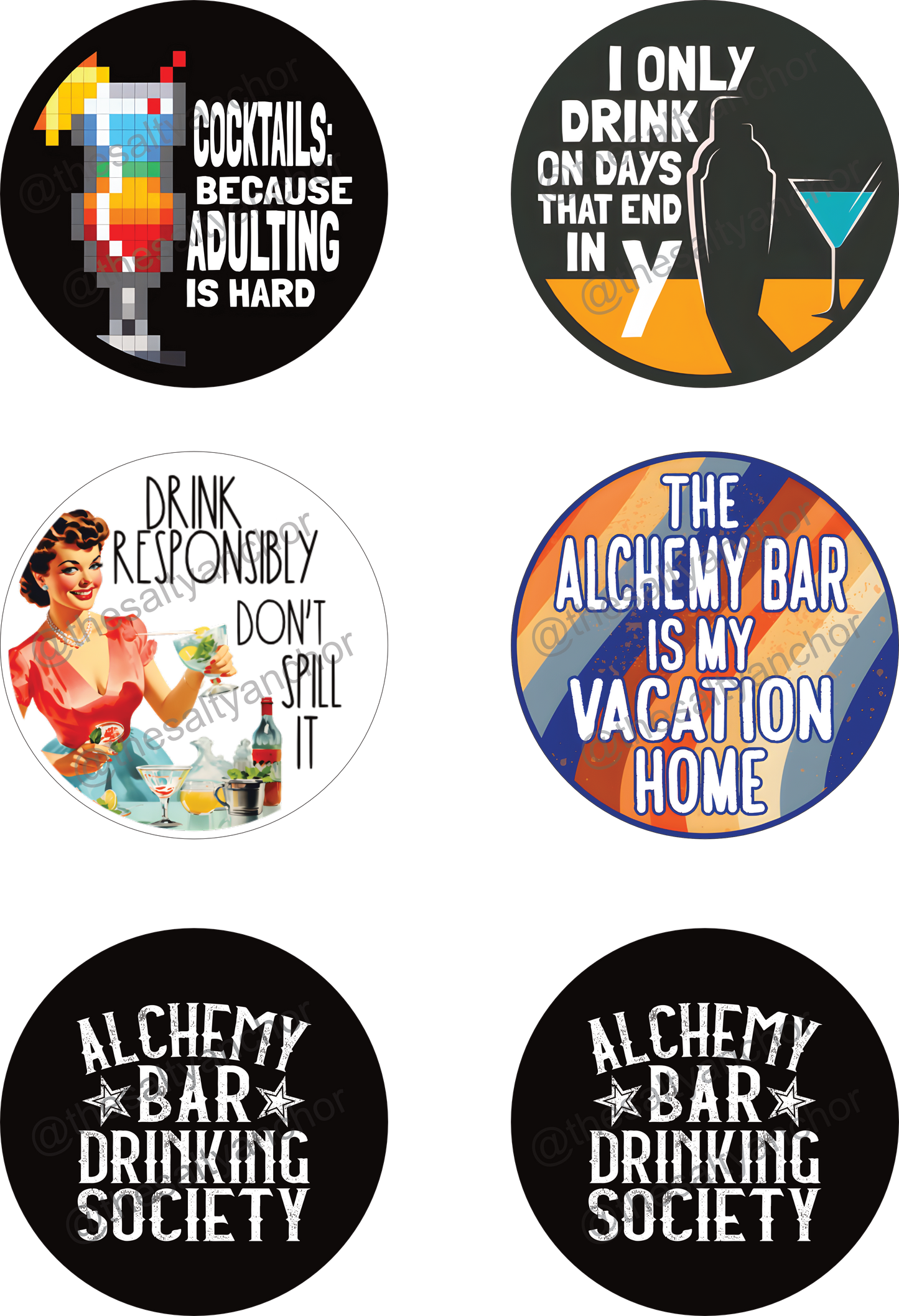 ABDS Coaster Set #5