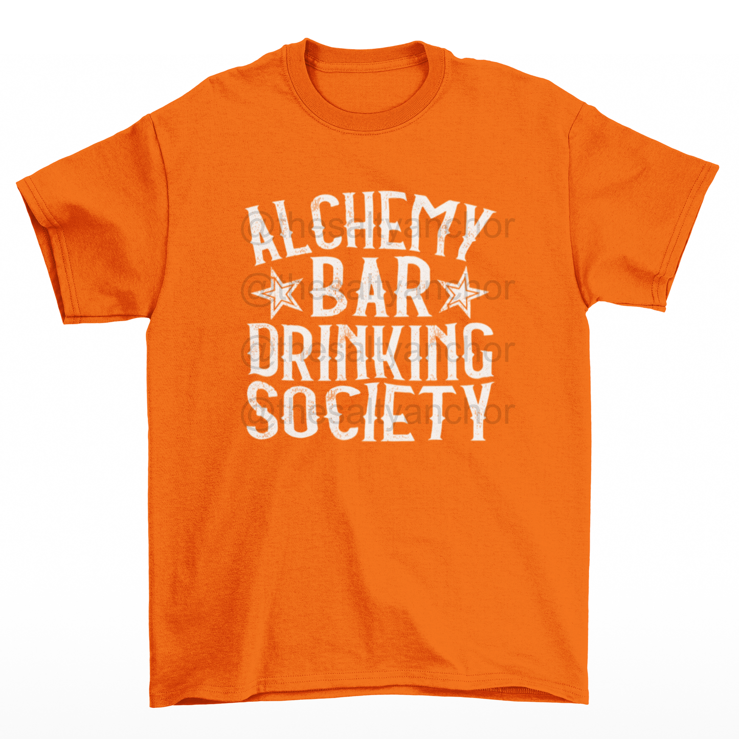 CLEARANCE: GILDAN UNISEX ABDS LOGO - BLACK OR WHITE - LARGE - SAFETY ORANGE