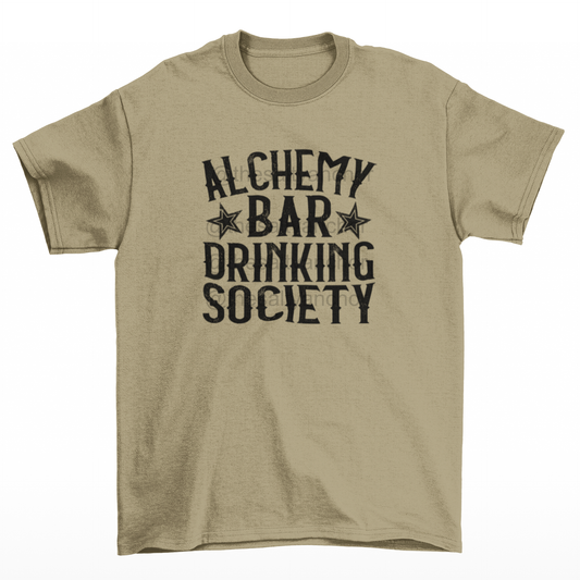 CLEARANCE: BELLA + CANVAS UNISEX - ABDS BLACK LOGO - 2XL - TAN