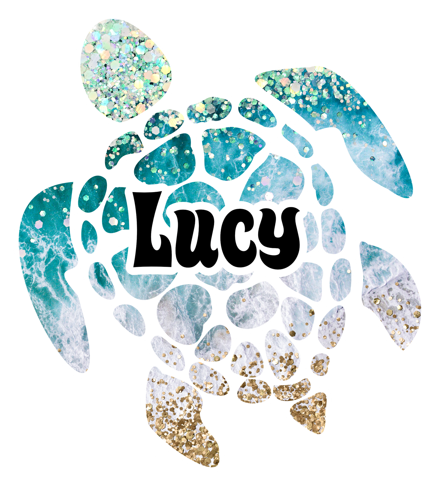 Colorful Personalized Turtle Cruise Door Magnet