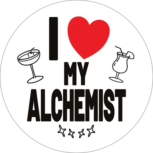 I Love My Alchemist Coaster