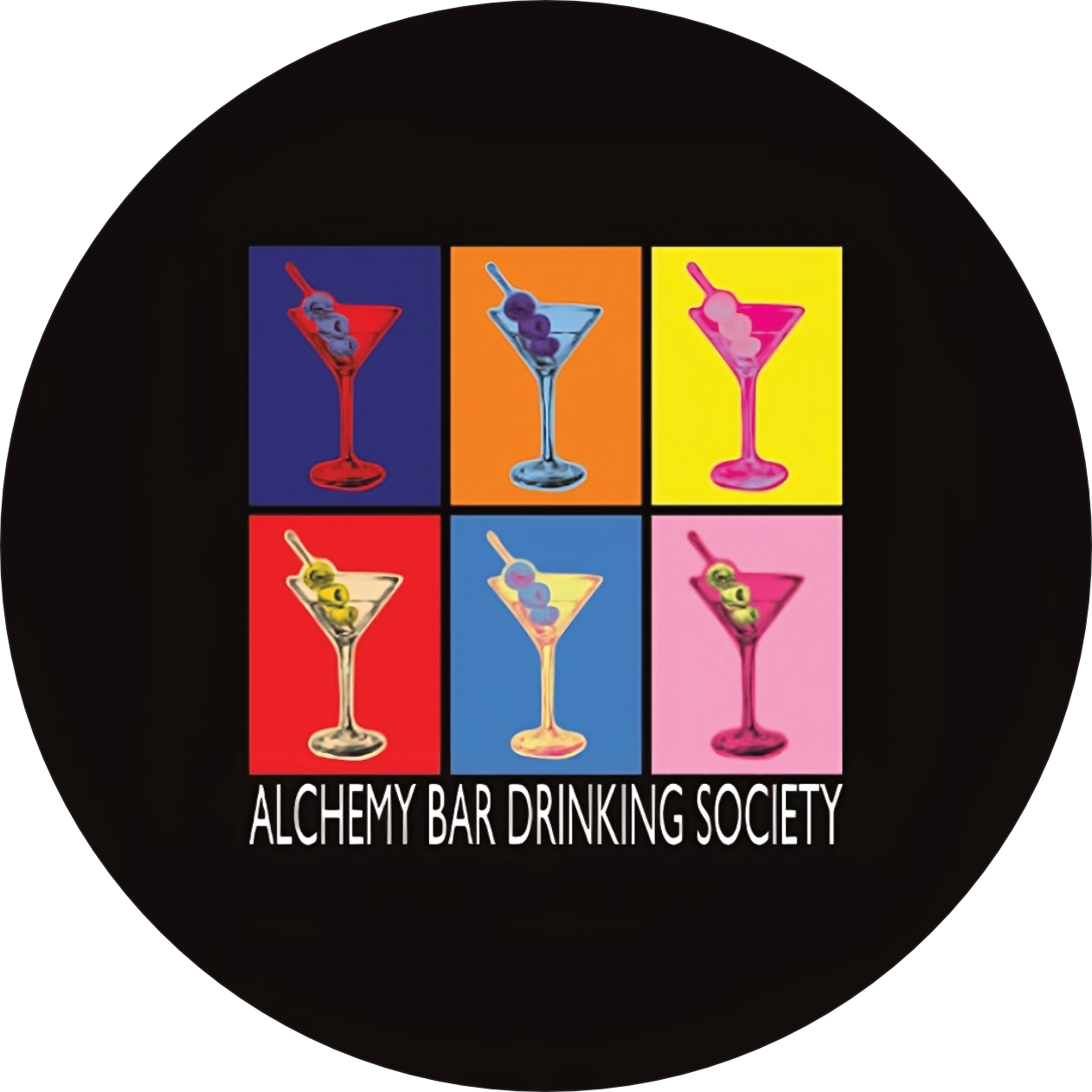 ABDS Neon Martinis Coaster
