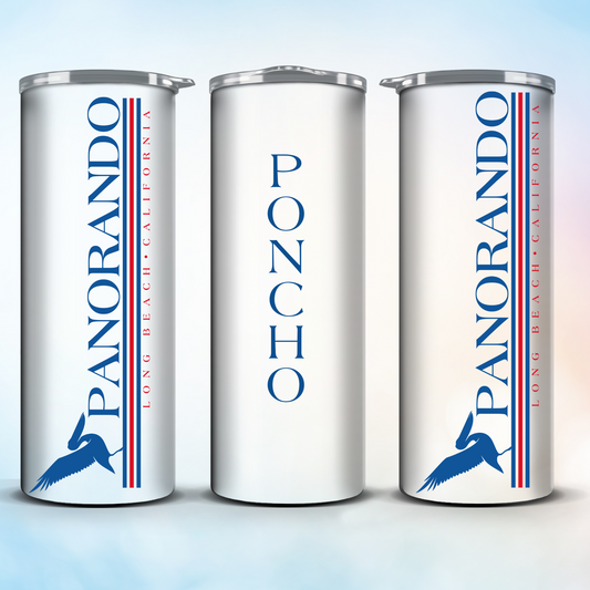 Panorando Pelican 5.0 Swoosh Insulated Skinny Drink Tumbler