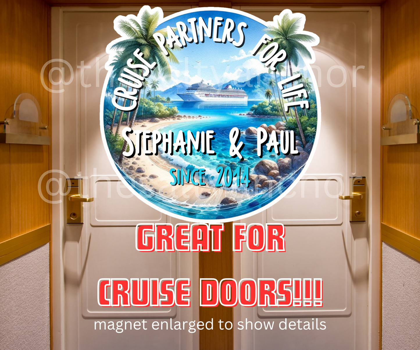 Cruise Partners for Life Cruise Magnet