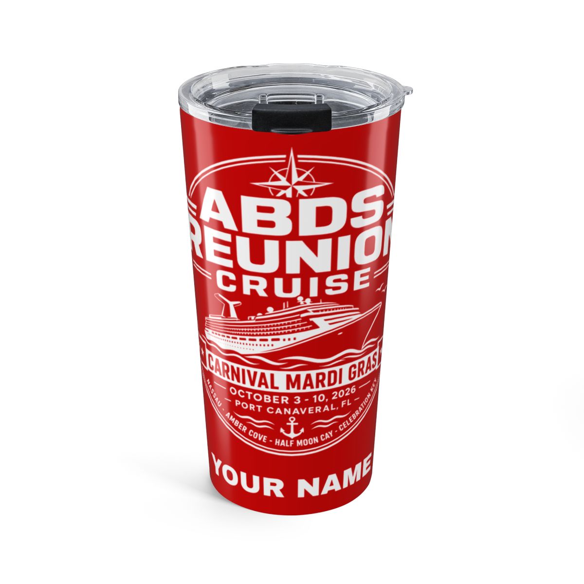 ABDS 2026 Reunion Cruise 20 oz Insulated Drink Tumbler