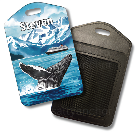 Whale of a Time Luggage Tag