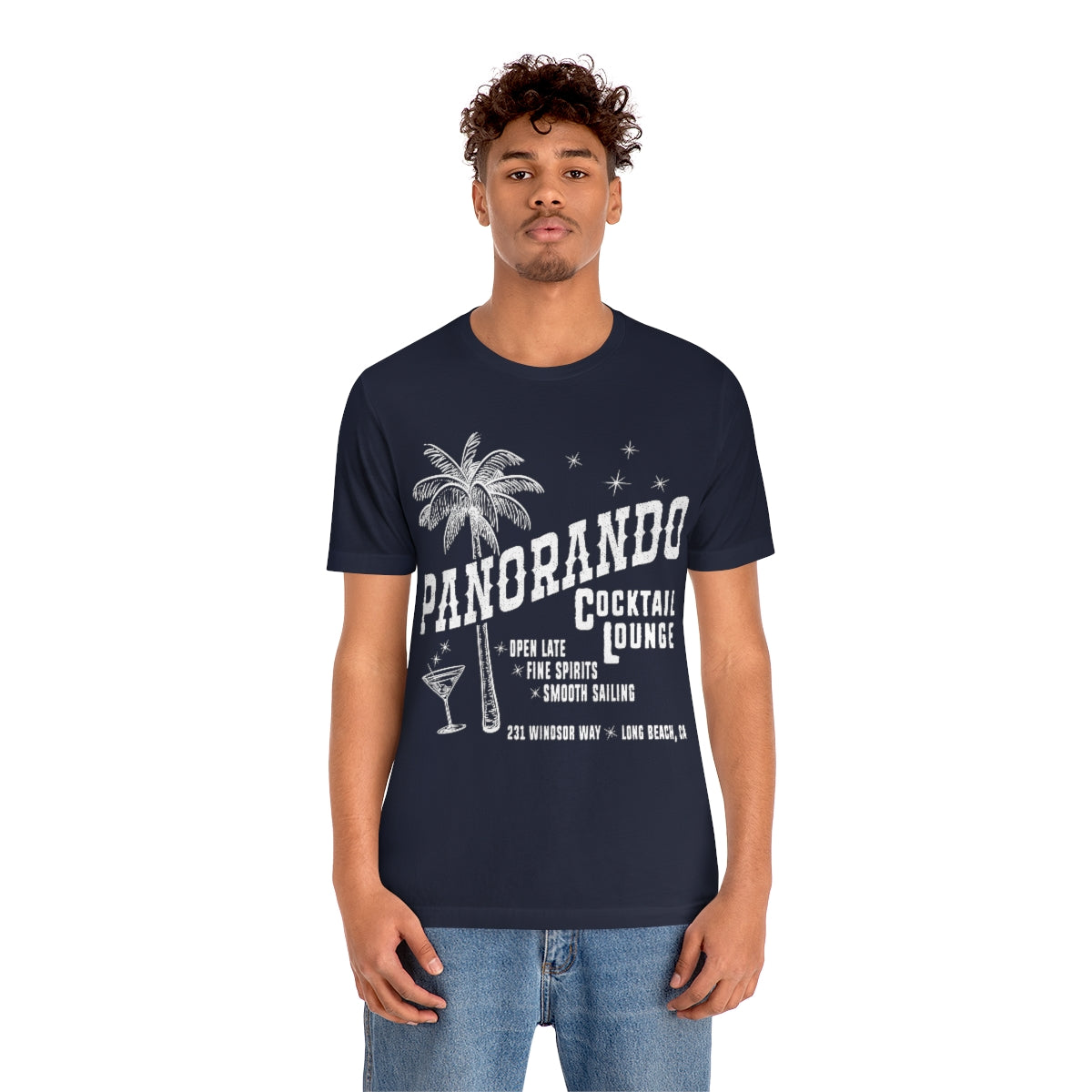 Panorando Cocktail Lounge Unisex Jersey Short Sleeve Tee
