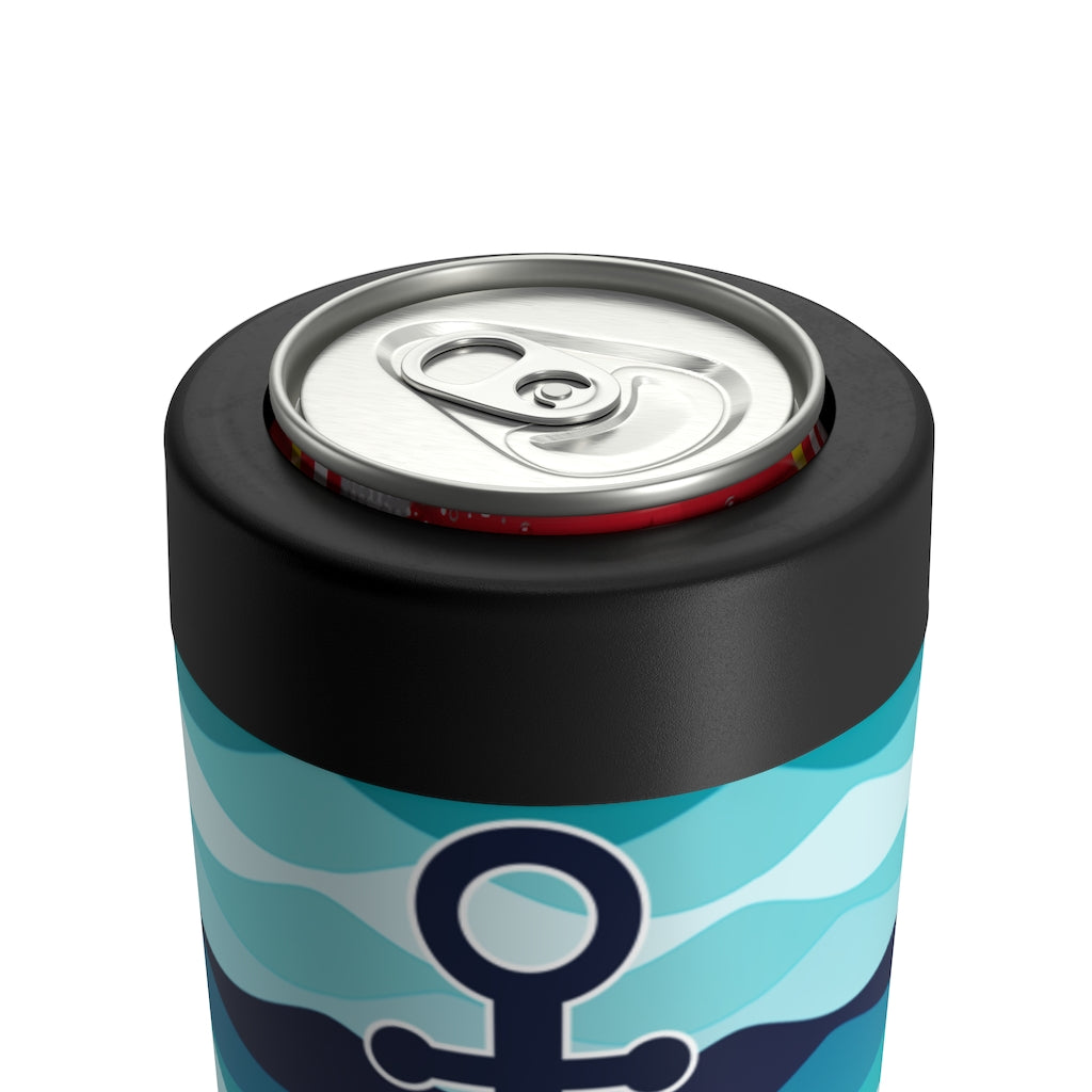Blue Anchor Can Holder - The Salty Anchor