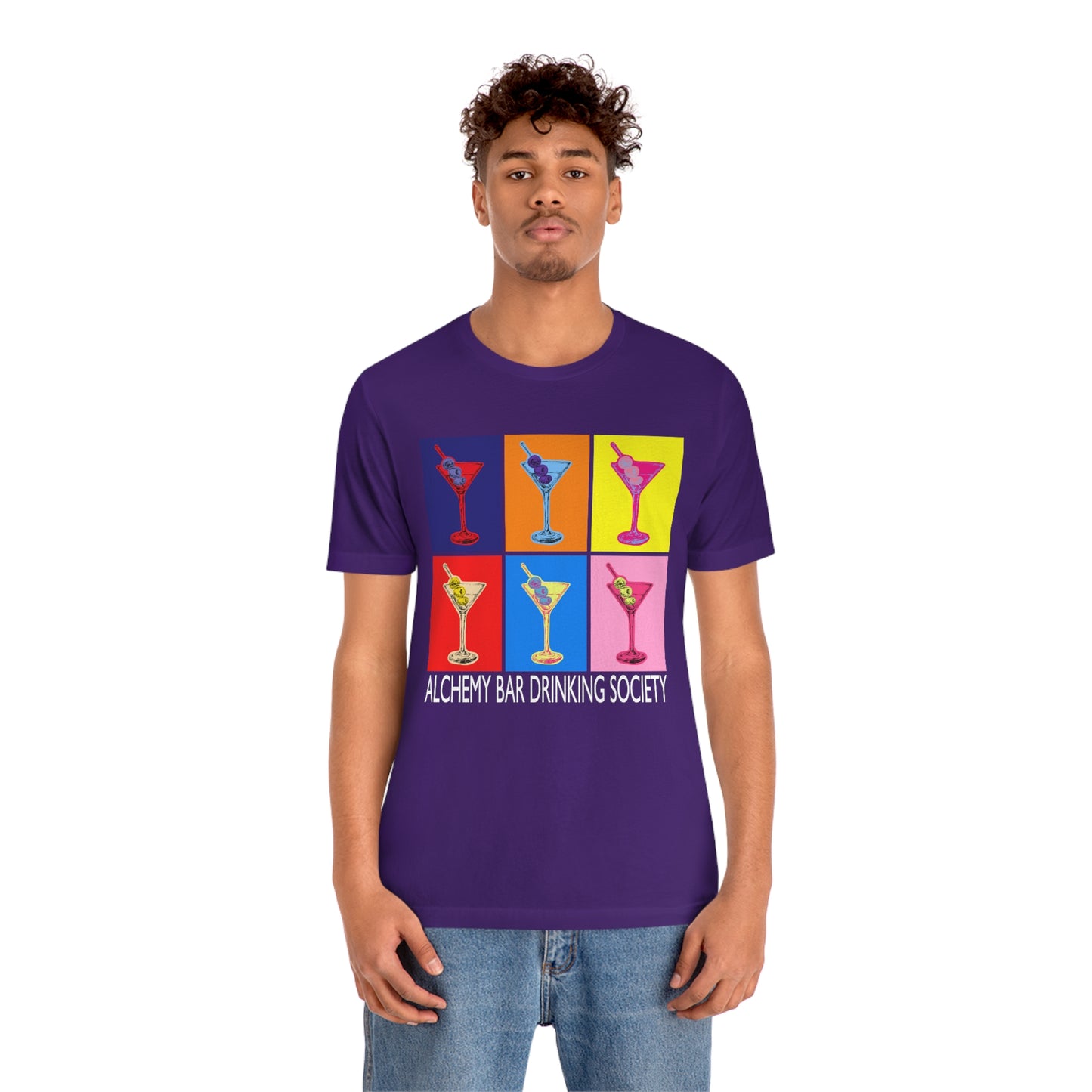 ABDS Martini Collage Unisex Jersey Short Sleeve Tee
