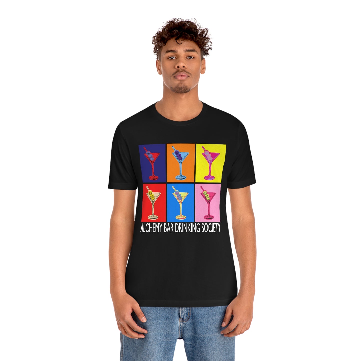 ABDS Martini Collage Unisex Jersey Short Sleeve Tee