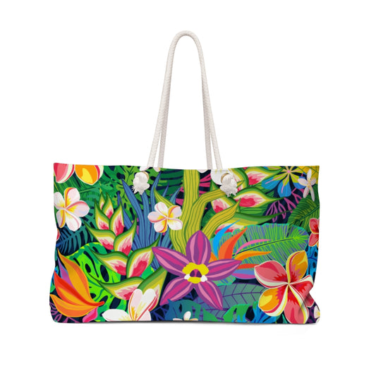Bright Tropics Weekender Bag - The Salty Anchor