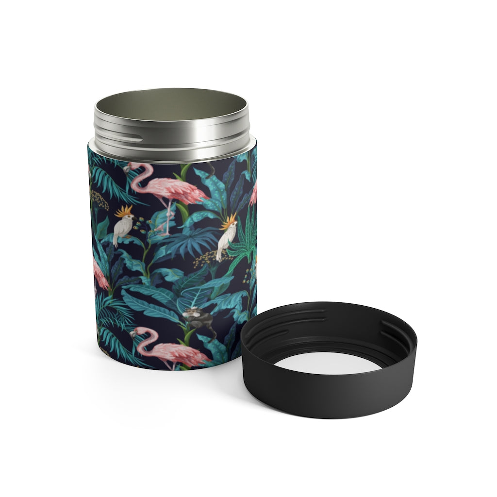 Flamingo Jungle Animals Can Holder - The Salty Anchor