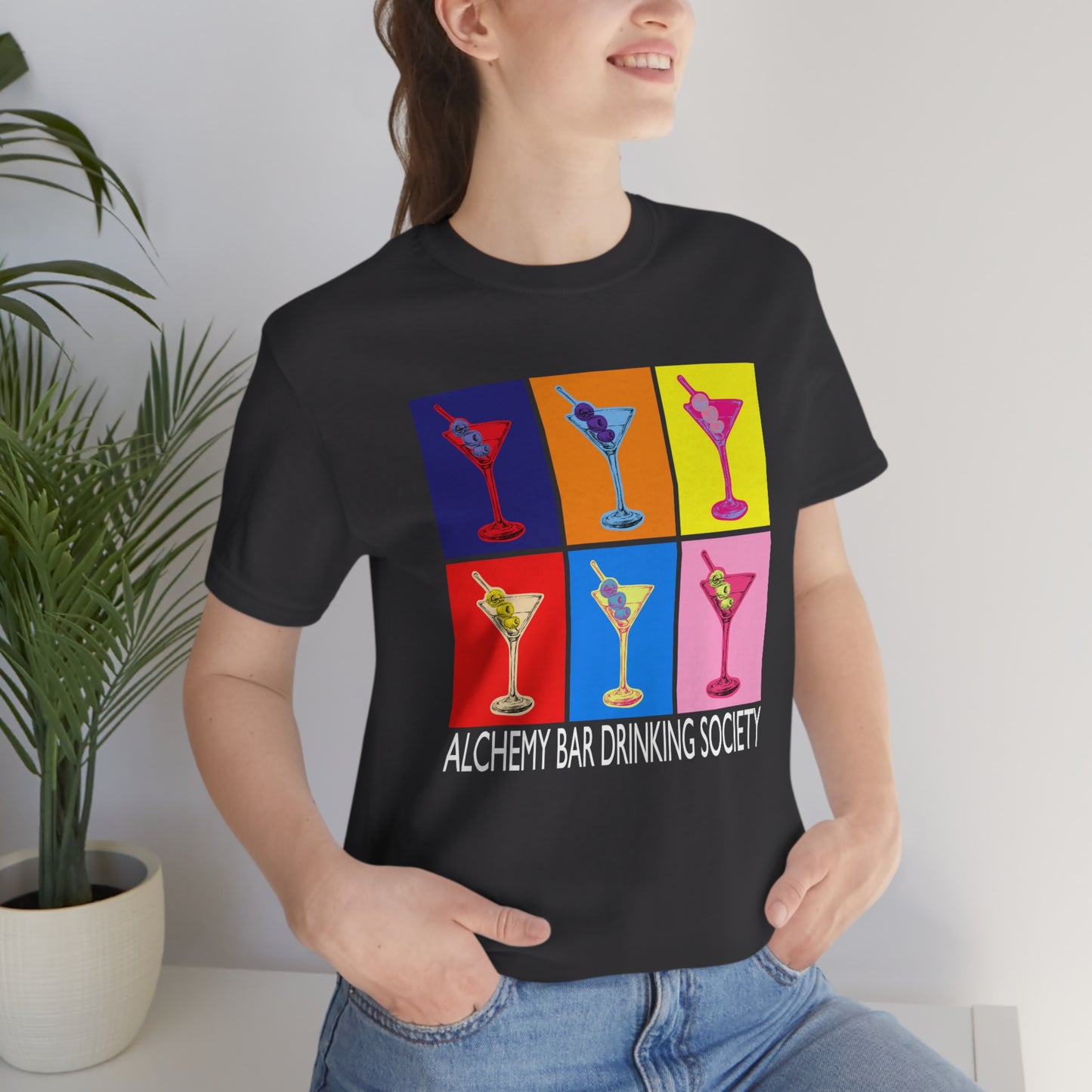 ABDS Martini Collage Unisex Jersey Short Sleeve Tee