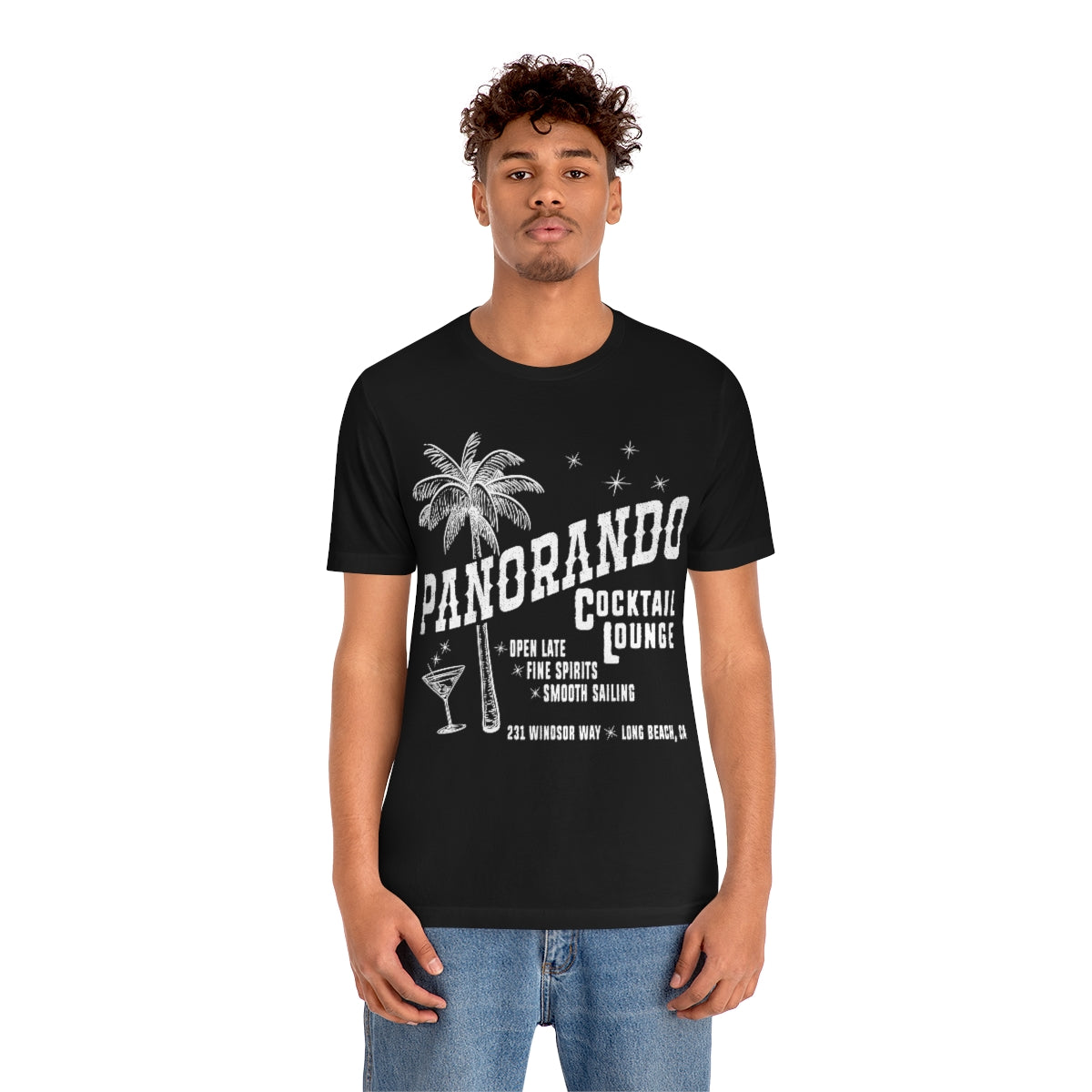 Panorando Cocktail Lounge Unisex Jersey Short Sleeve Tee