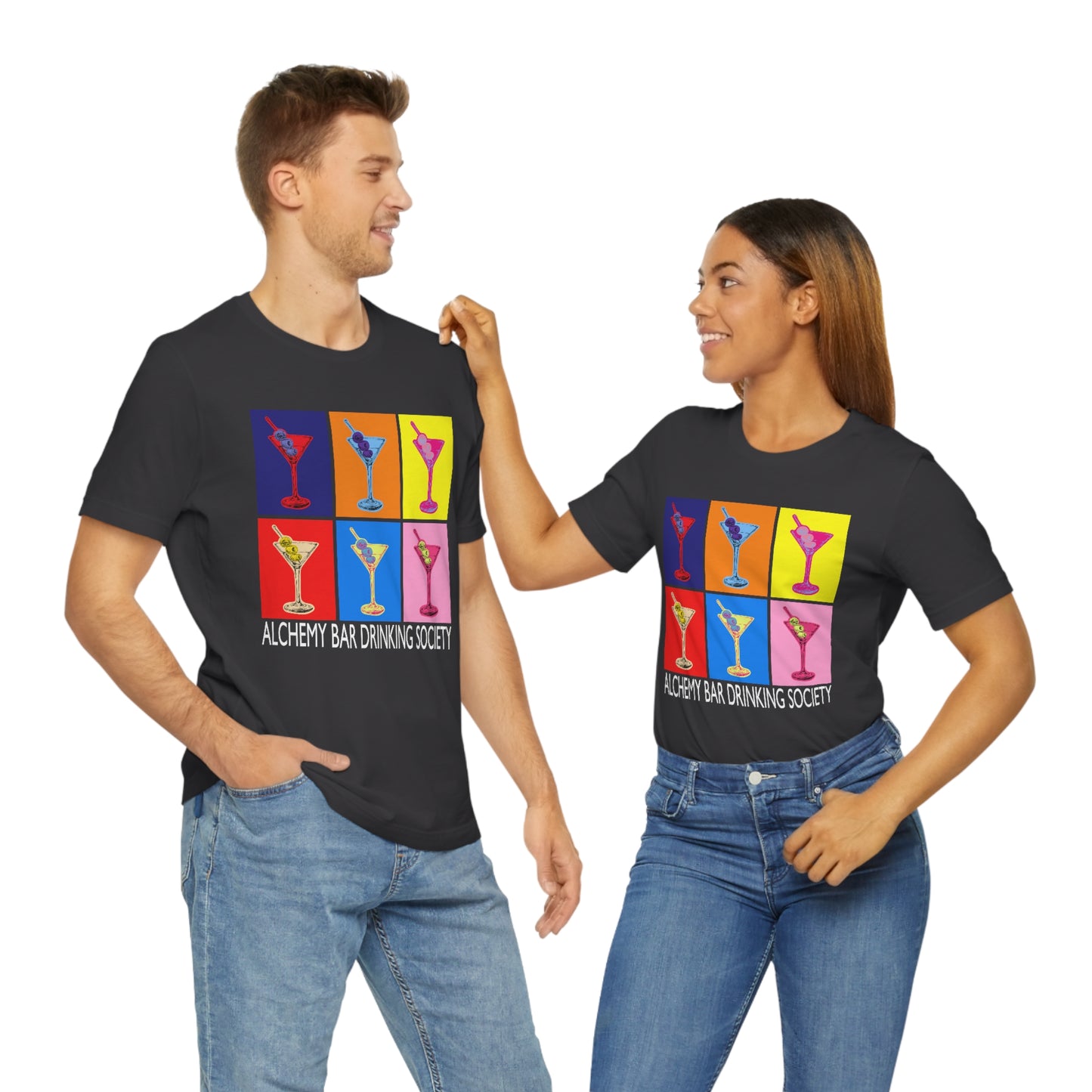 ABDS Martini Collage Unisex Jersey Short Sleeve Tee
