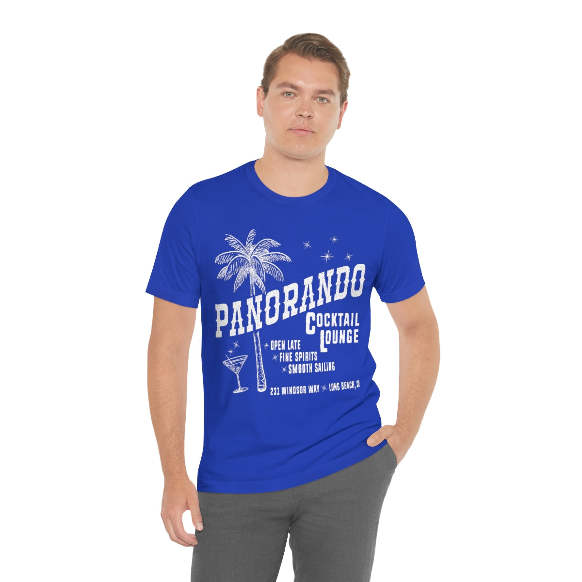 Panorando Cocktail Lounge Unisex Jersey Short Sleeve Tee