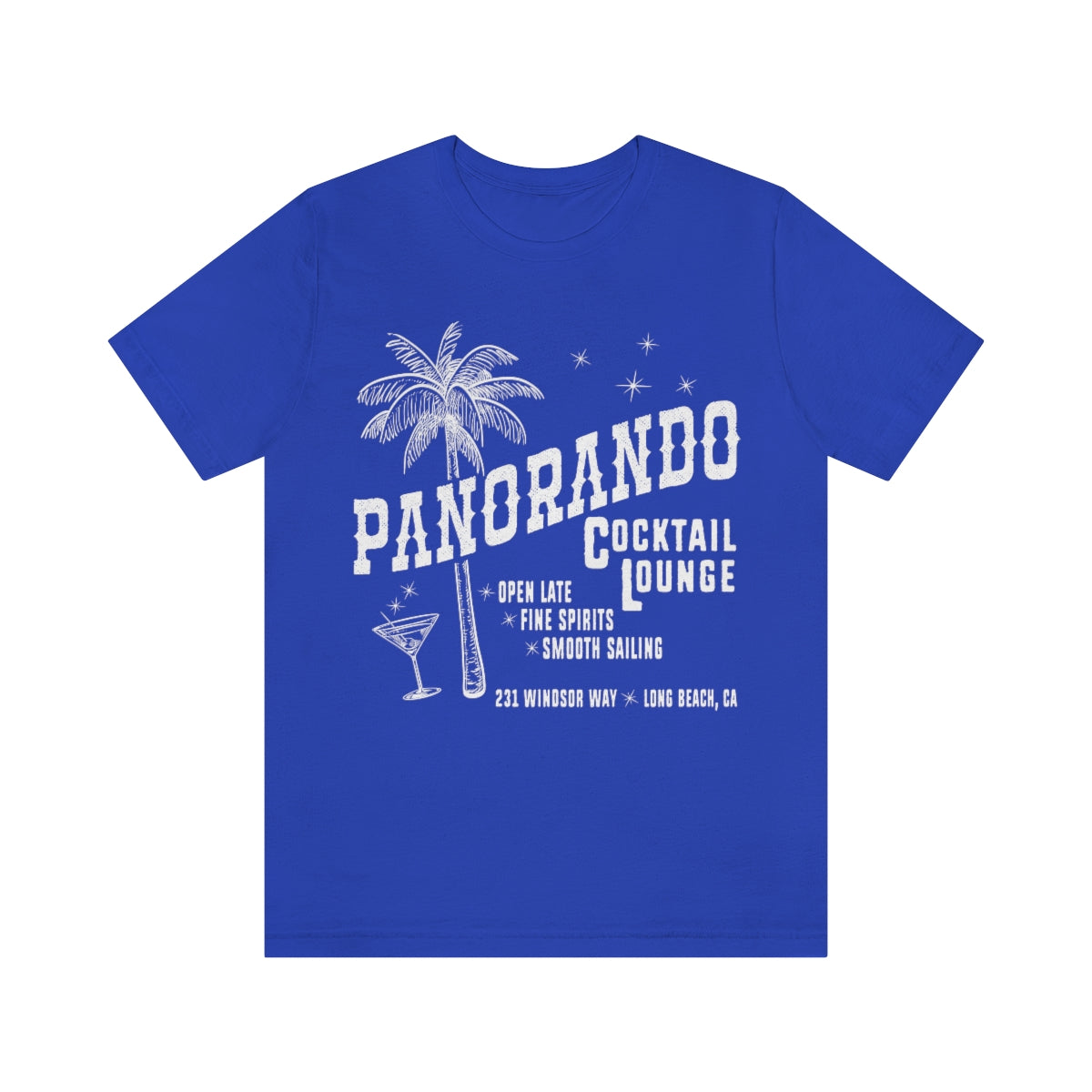 Panorando Cocktail Lounge Unisex Jersey Short Sleeve Tee