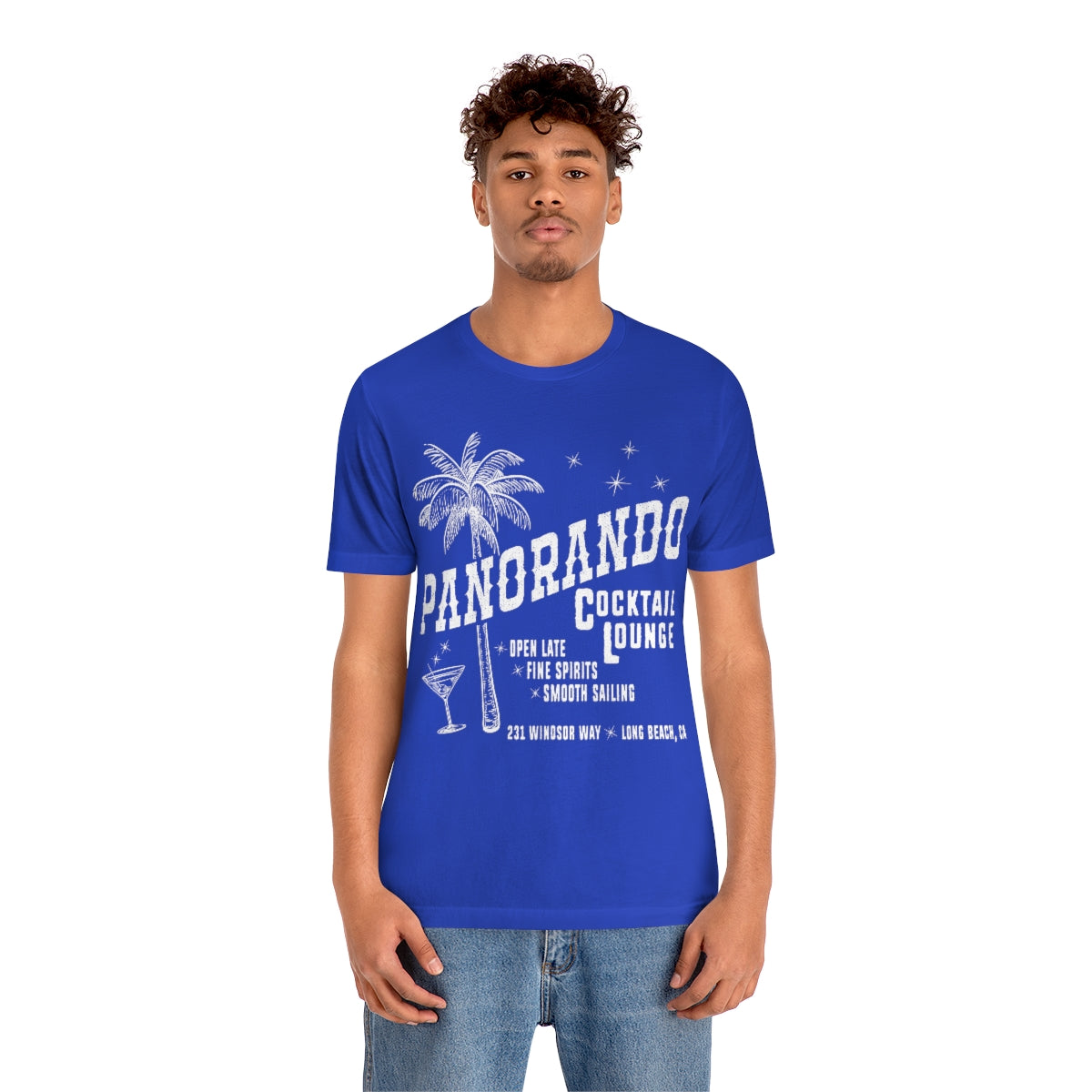 Panorando Cocktail Lounge Unisex Jersey Short Sleeve Tee