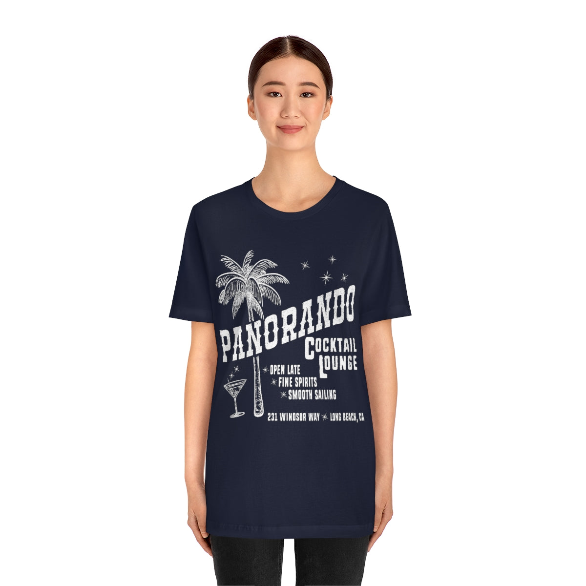 Panorando Cocktail Lounge Unisex Jersey Short Sleeve Tee