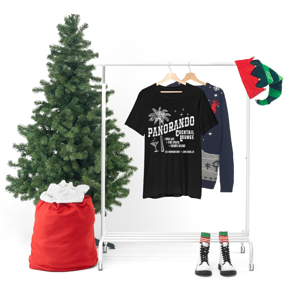 Panorando Cocktail Lounge Unisex Jersey Short Sleeve Tee