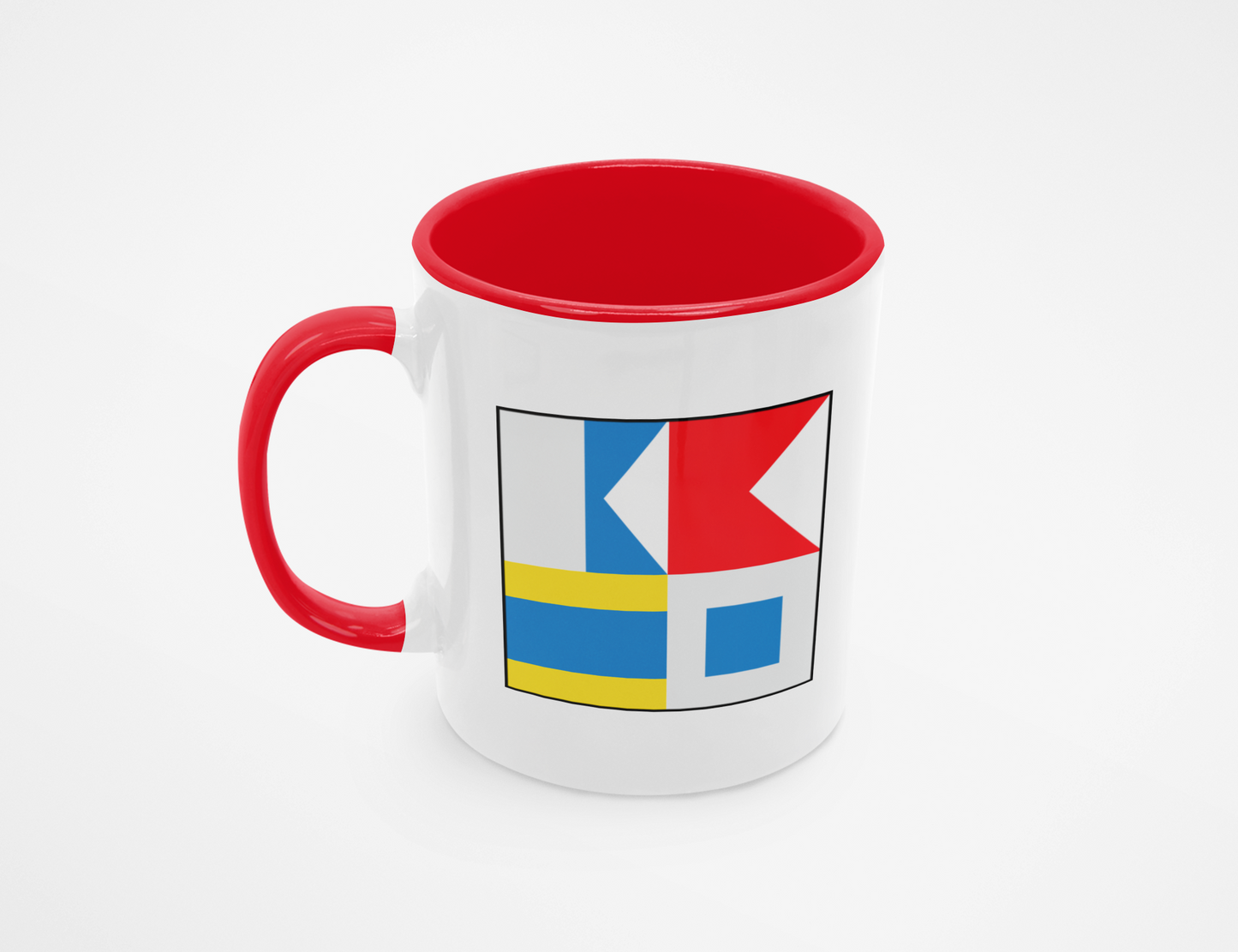 ABDS Nautical Flags Coffee Mug - The Salty Anchor
