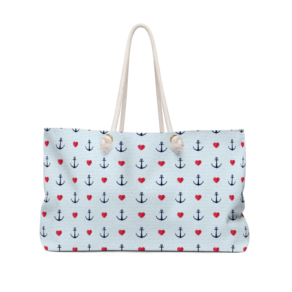 Anchors of Love Weekender Bag - The Salty Anchor