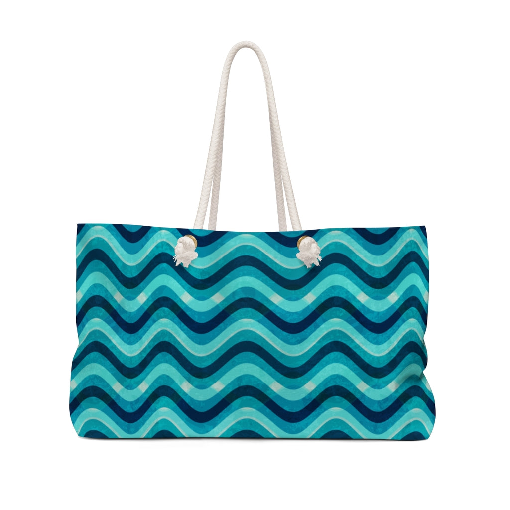 Blue Waves Weekender Bag - The Salty Anchor