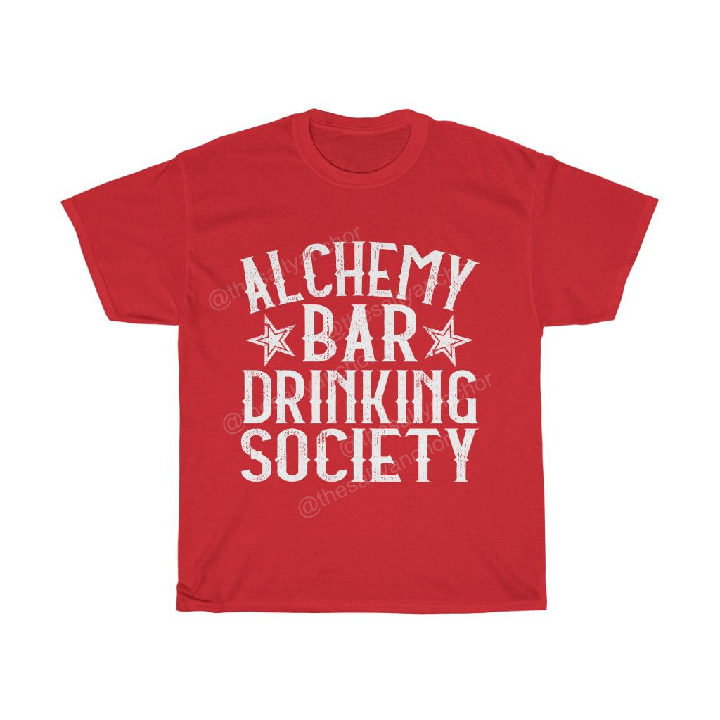 Alchemy Bar Drinking Society Logo T-Shirt