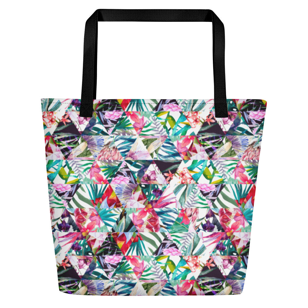 Tropical Colors Beach Bag - The Salty Anchor