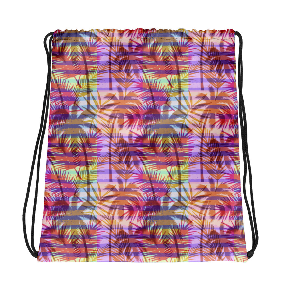 Exotic Tropical Palms Drawstring bag - The Salty Anchor