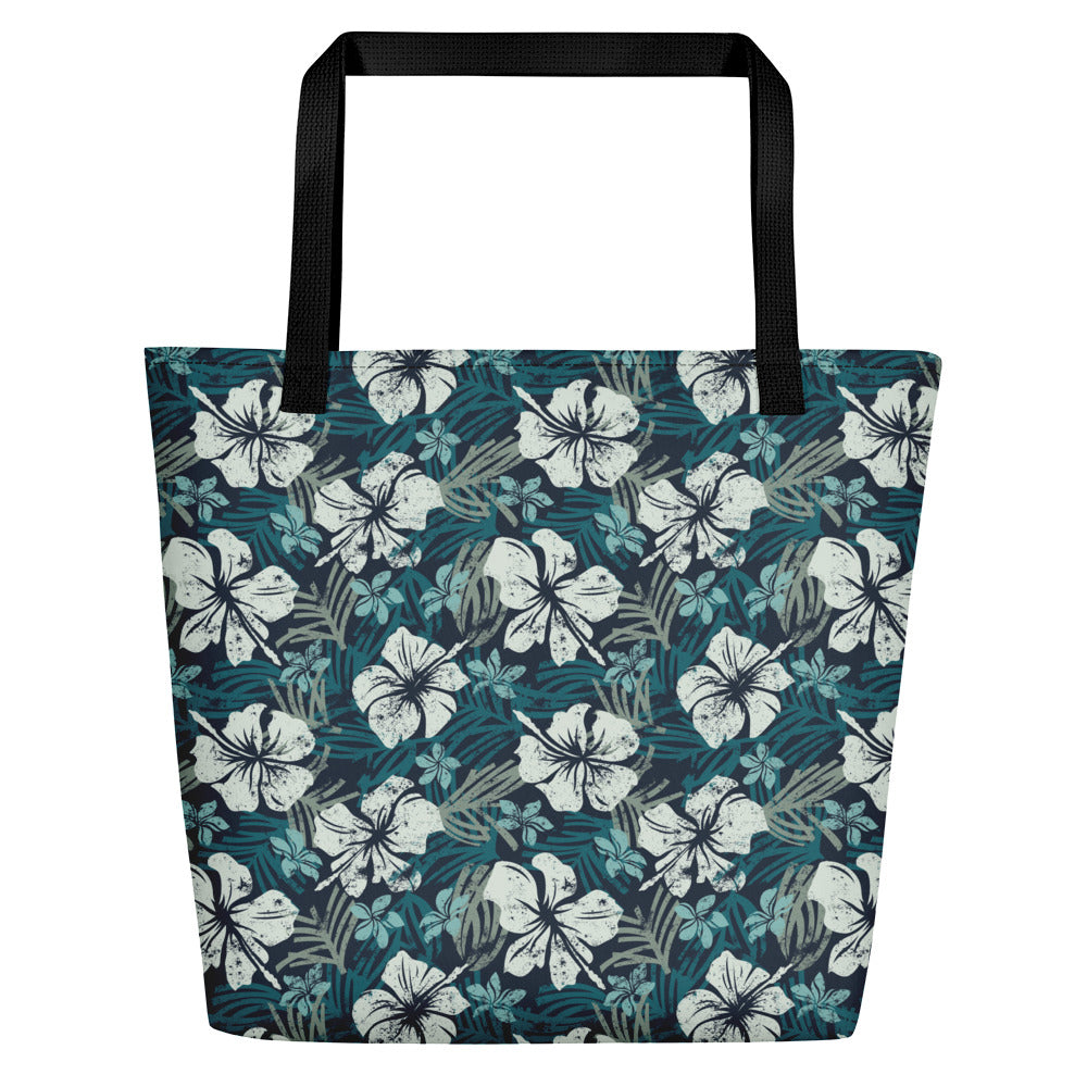 Tropical Blues Beach Bag 16x20 - The Salty Anchor