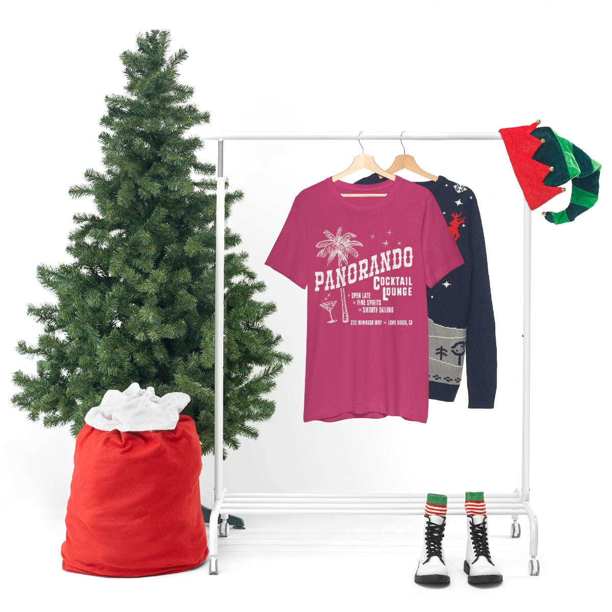 Panorando Cocktail Lounge Unisex Jersey Short Sleeve Tee