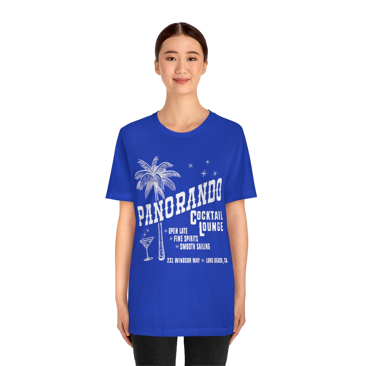 Panorando Cocktail Lounge Unisex Jersey Short Sleeve Tee