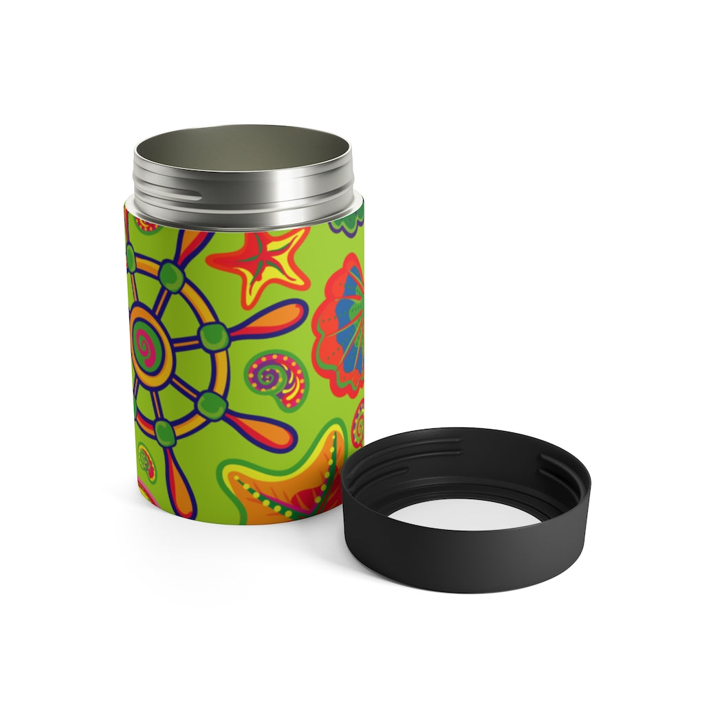 Bright Nautical Design Can Holder - The Salty Anchor