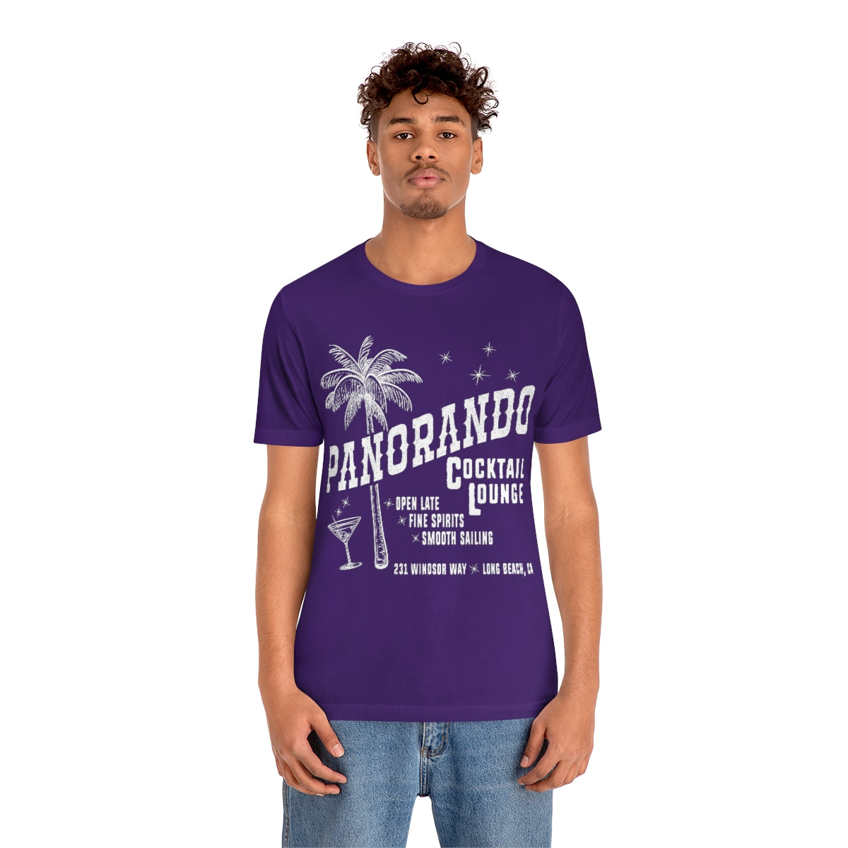 Panorando Cocktail Lounge Unisex Jersey Short Sleeve Tee